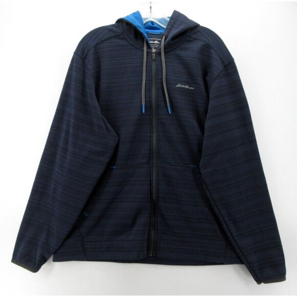 Eddie Bauer Jacket Large Motion Free Heat Full Zip Hoodie Performance - Picture 1 of 14